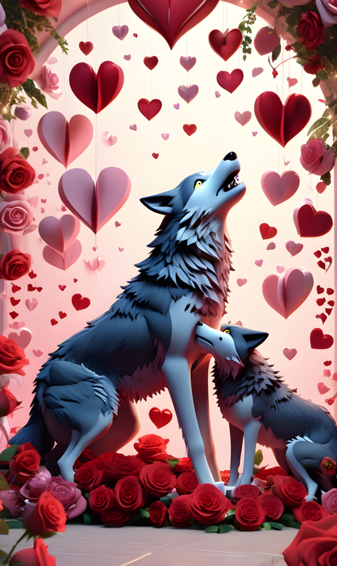 Wolf valentine