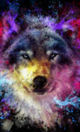 Wolf fun art