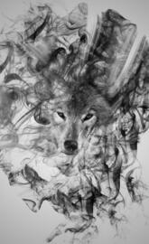 Flowy Wolf Art