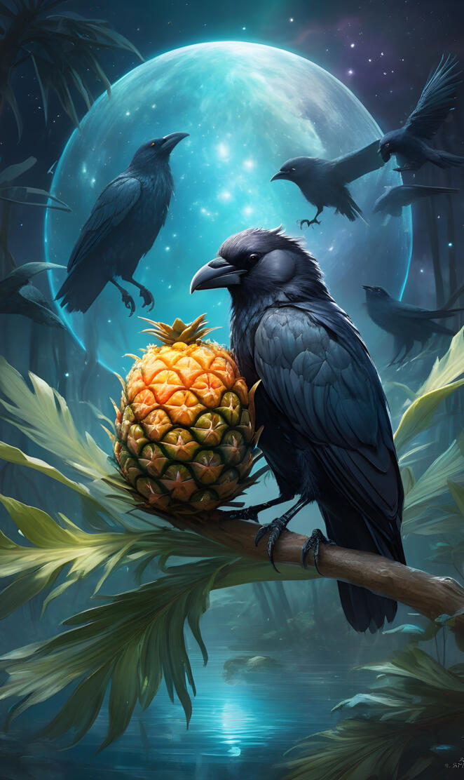 pinapple d'eau for the big bird