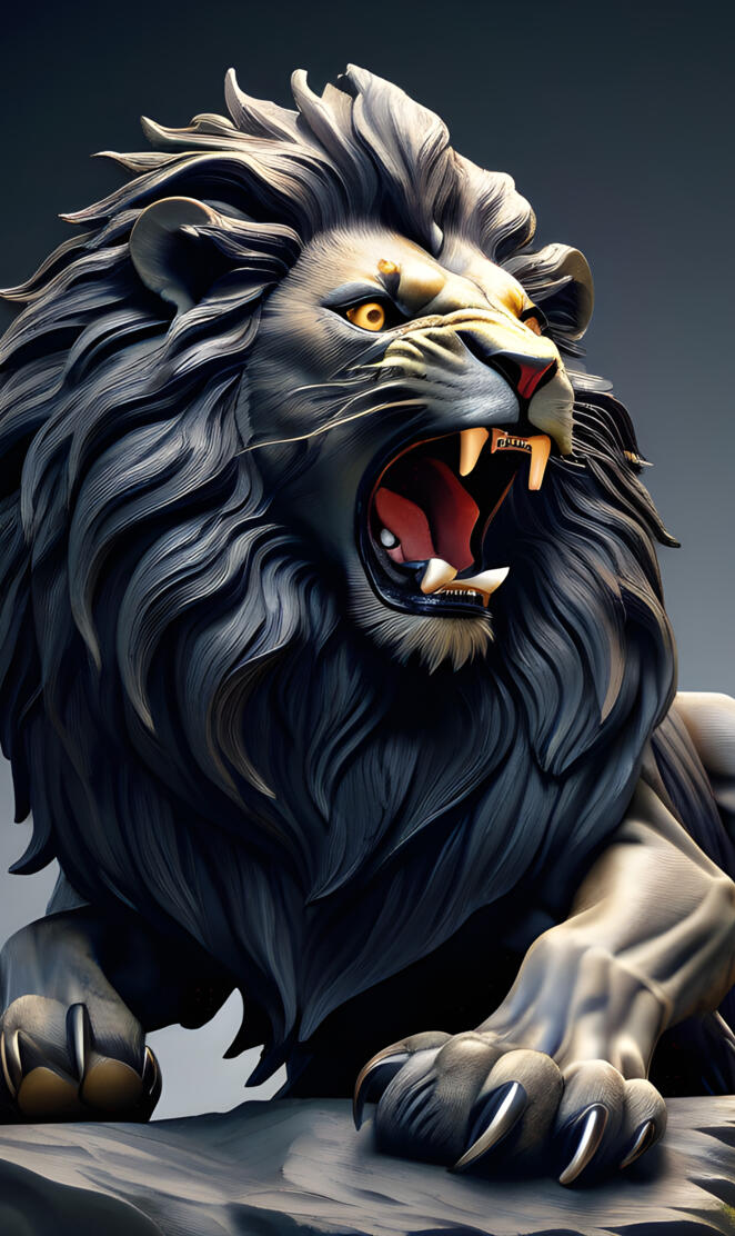 a black dangerous l**n