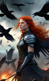 Valkyrie Warrior after battle