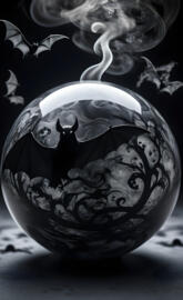 a bowl with a design on it