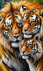 a group of tigers