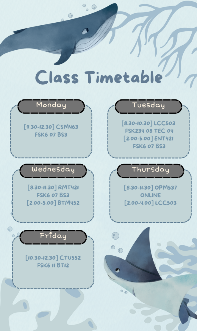 Class Timetable