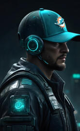 Miami Dolphins baseball cap