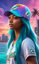 Miami Dolphins baseball cap
