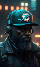 Miami Dolphins baseball cap