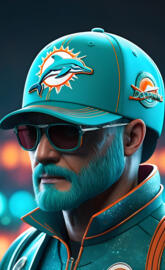 Miami Dolphins baseball cap