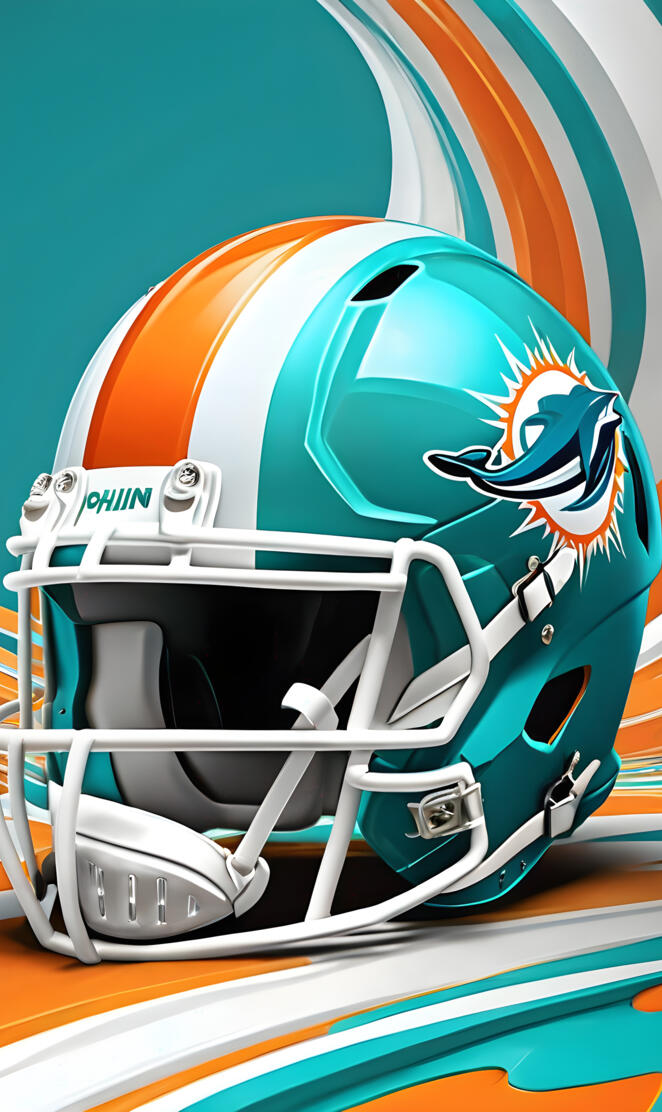 Miami Dolphins helmet