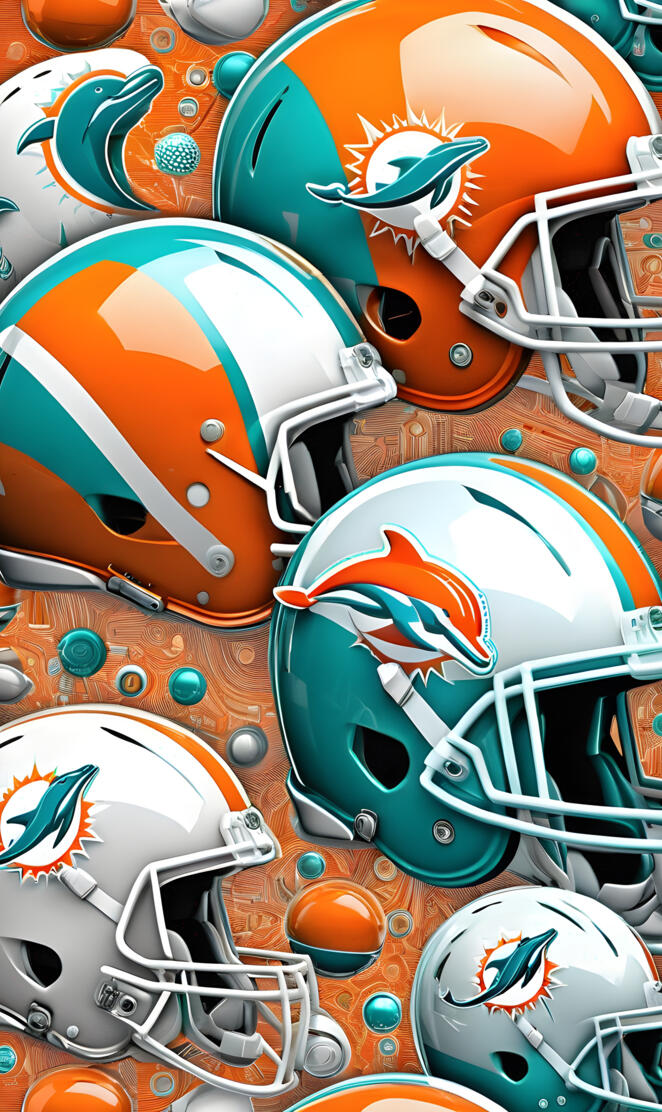 Miami Dolphins helmet