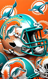 Miami Dolphins helmet