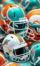 Miami Dolphins helmet
