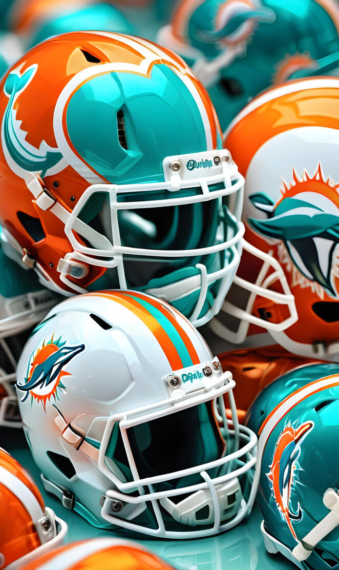 Miami Dolphins helmet
