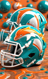 Miami Dolphins helmet