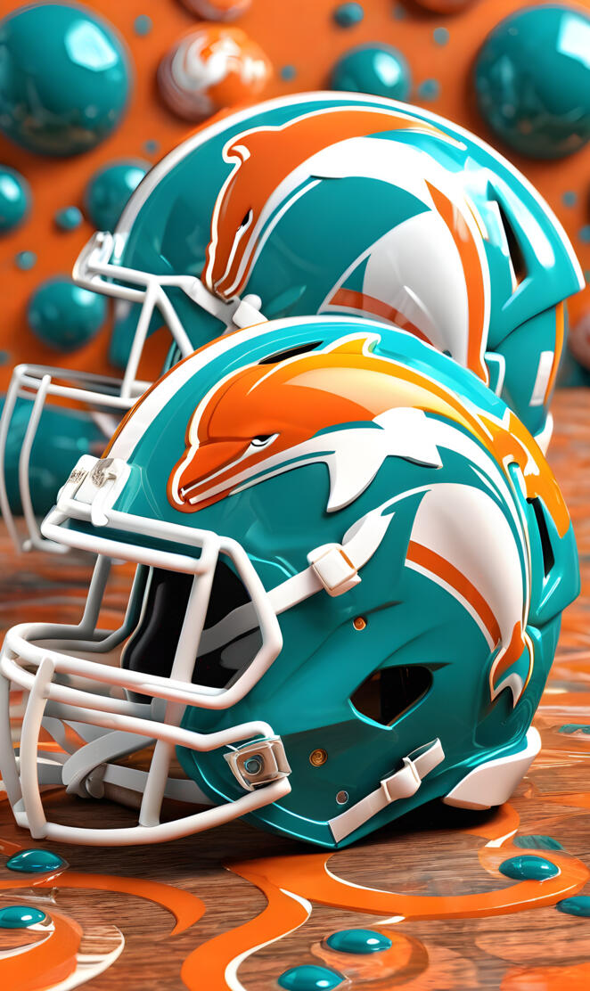Miami Dolphins helmet