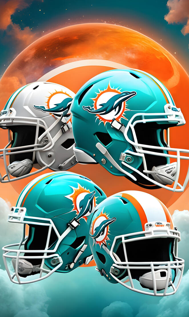 Miami Dolphins helmet