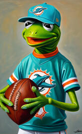 Miami Dolphins Kermit