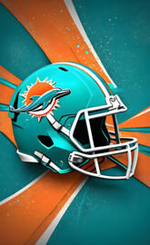 Miami Dolphins helmet