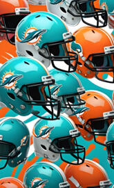 Miami Dolphins helmet
