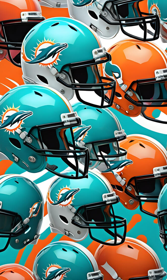 Miami Dolphins helmet