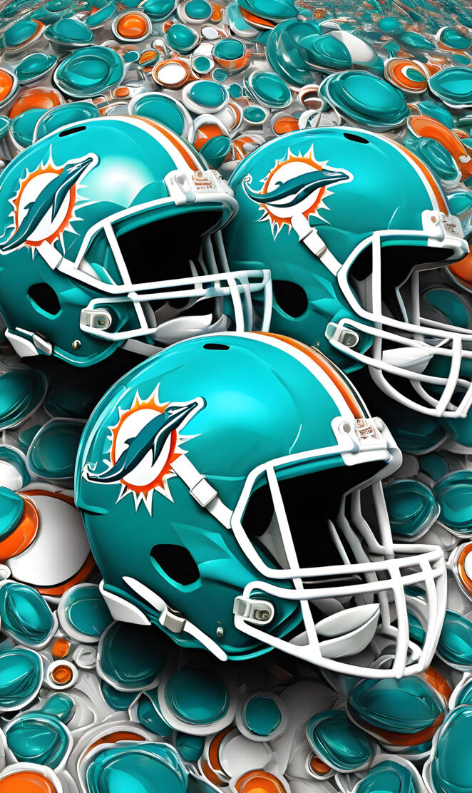 Miami Dolphins helmet