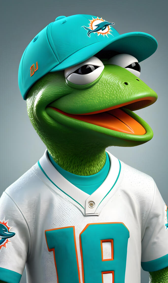 Miami Dolphins Kermit