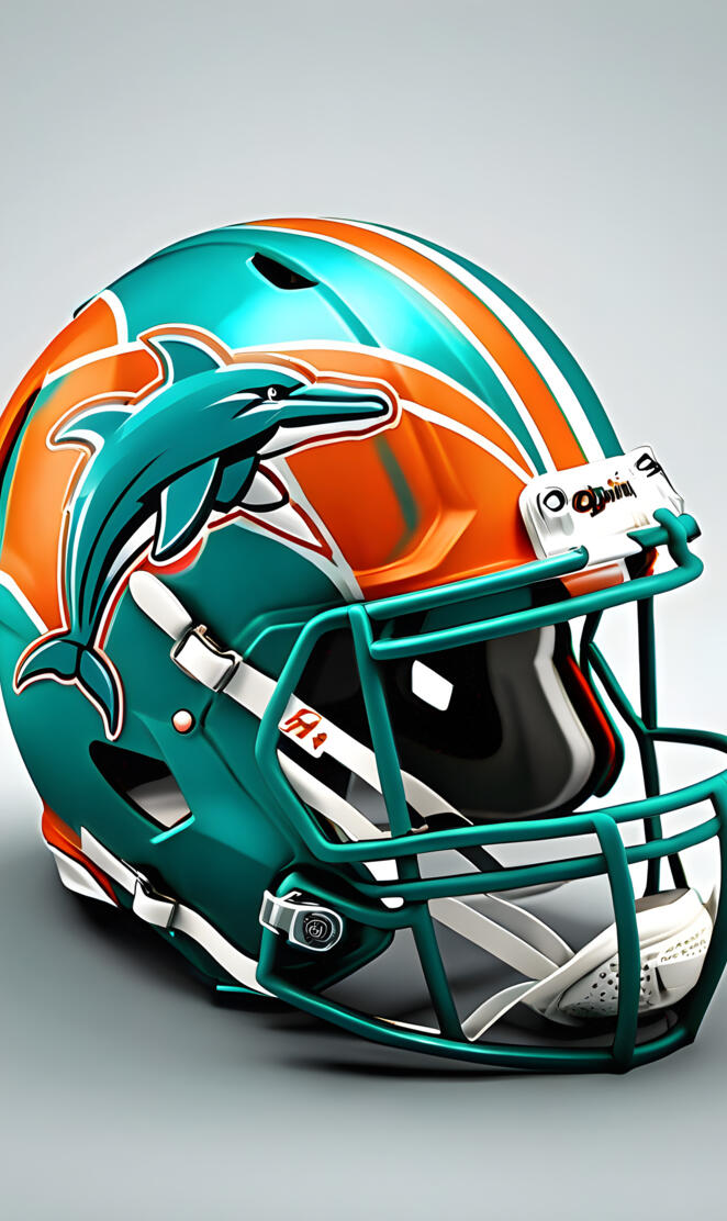 Miami Dolphins helmet