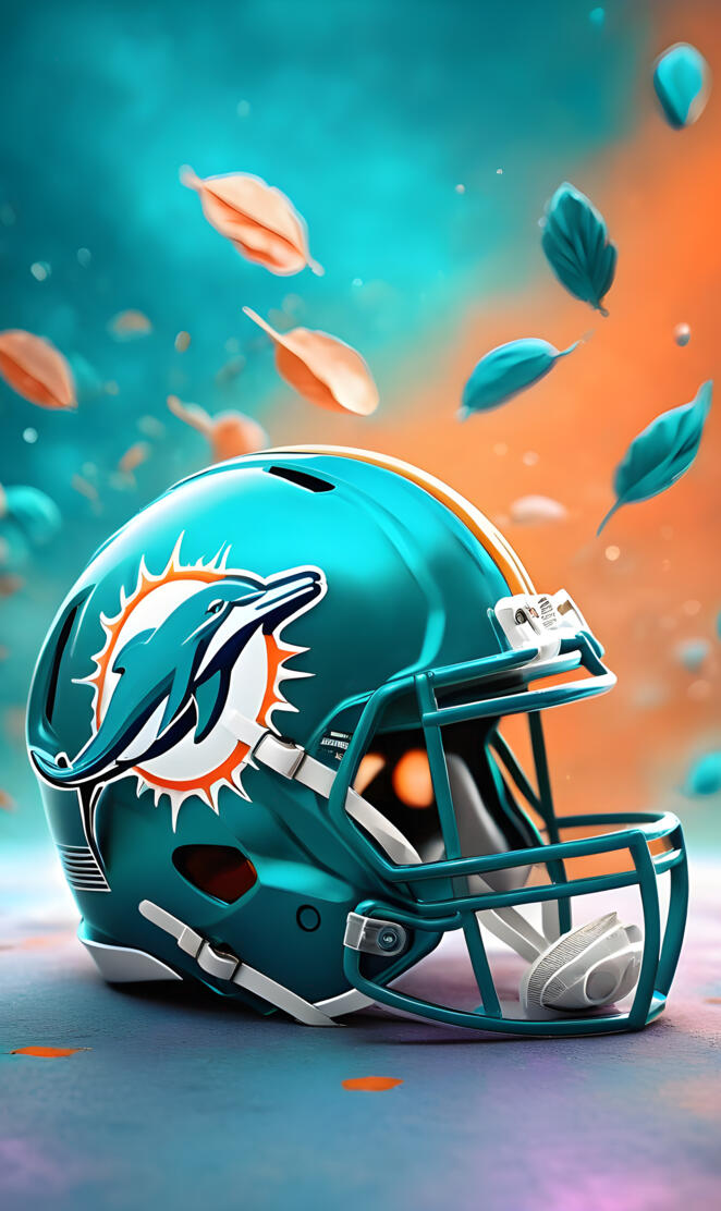 Miami Dolphins helmet