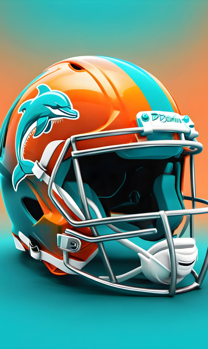 Miami Dolphins helmet