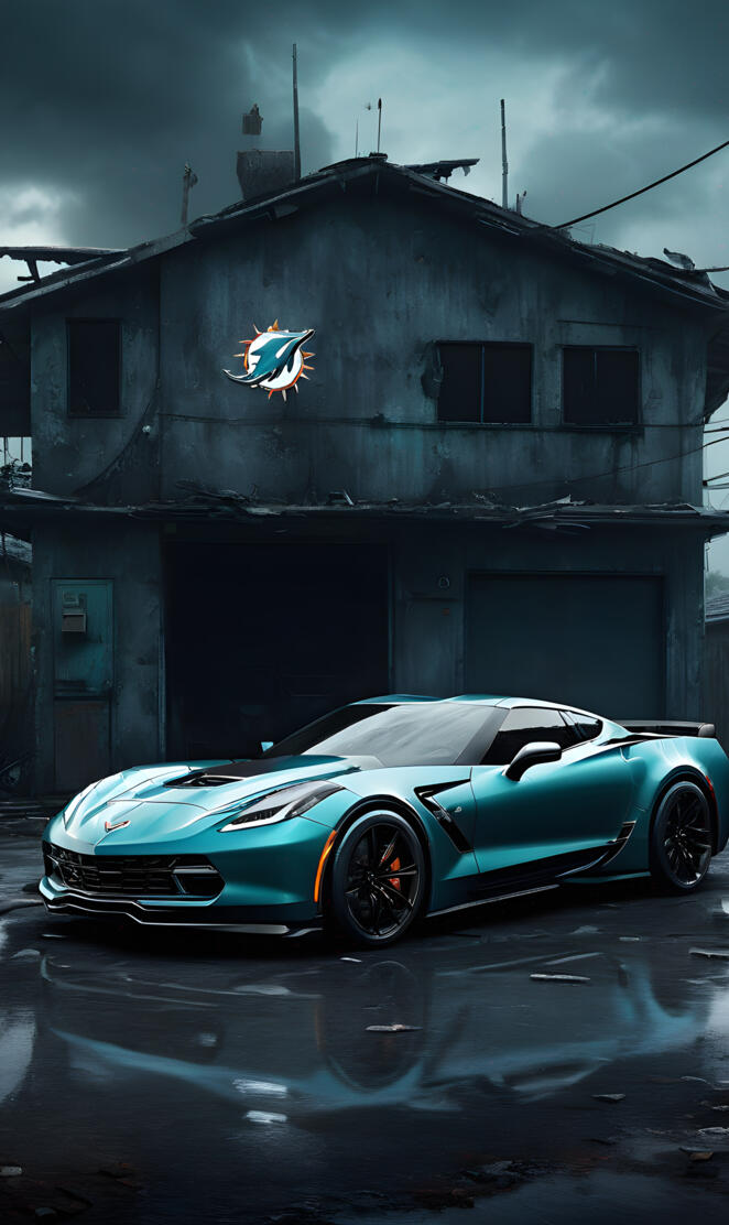Miami Dolphins Corvette