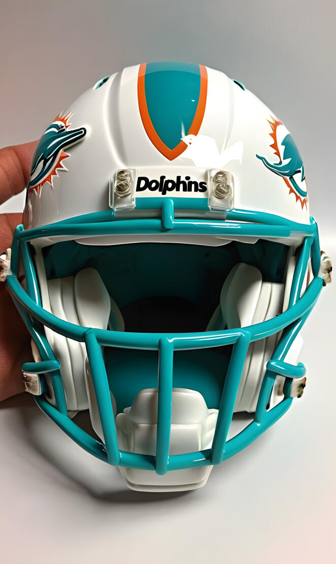 Miami Dolphins helmet