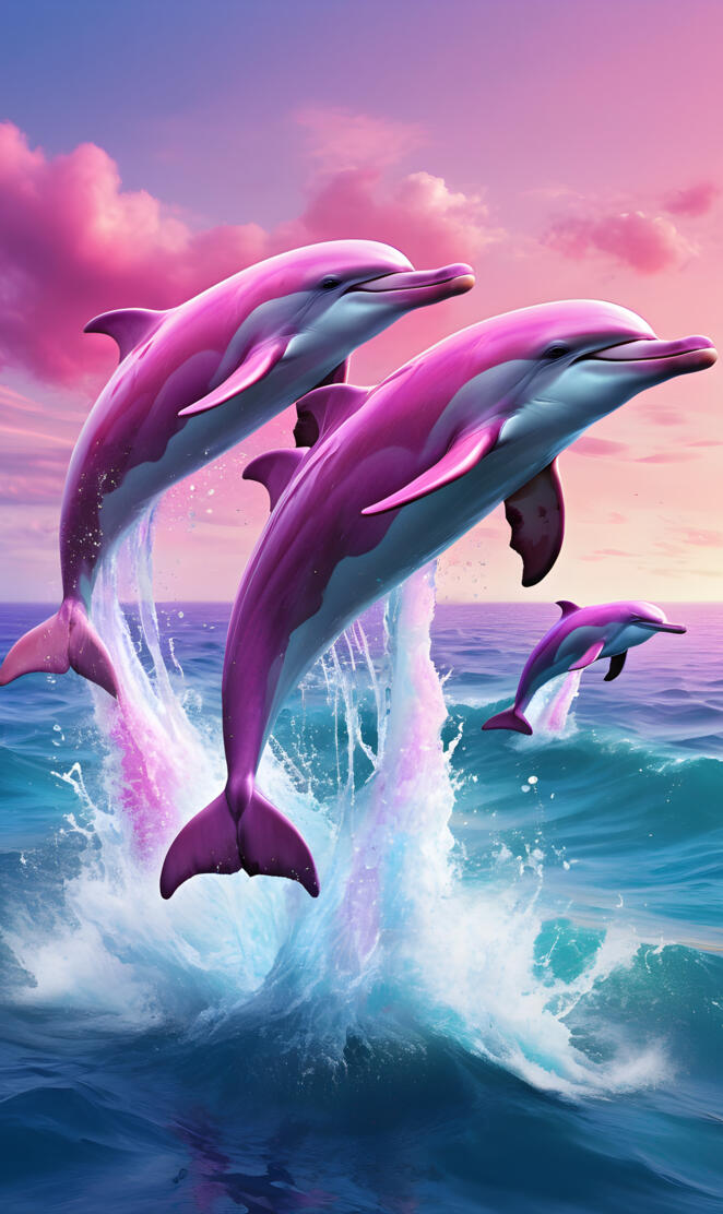 pink dolphin bliss
