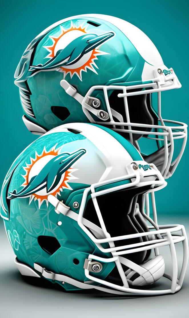 Miami Dolphins helmet