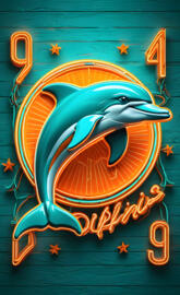 Miami Dolphins vintage logo
