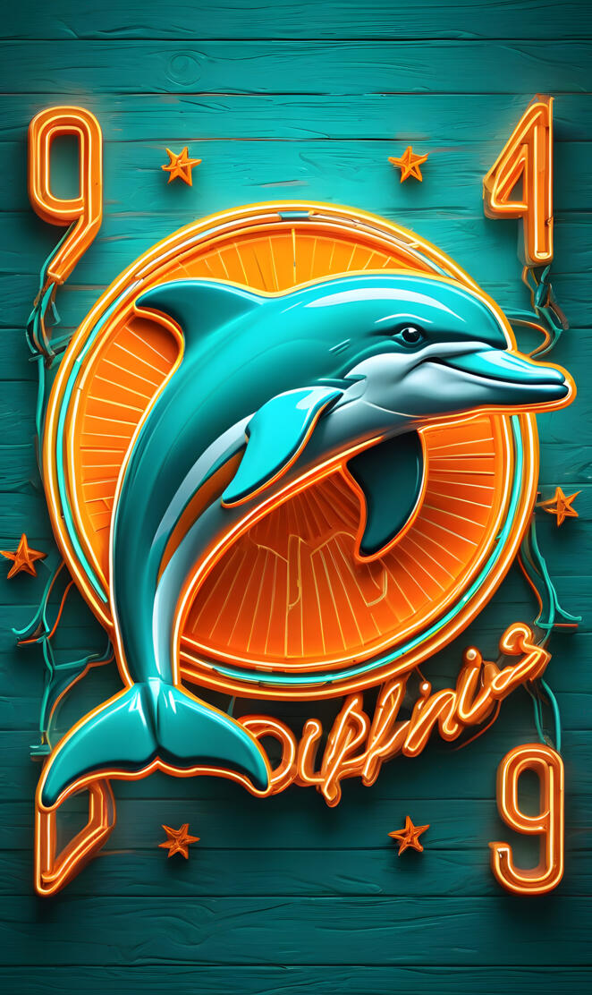 Miami Dolphins vintage logo