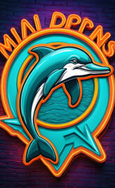 Miami Dolphins vintage logo