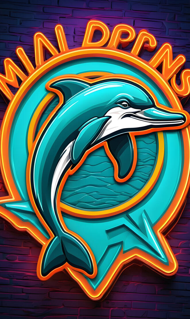 Miami Dolphins vintage logo