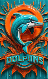 Miami Dolphins vintage logo