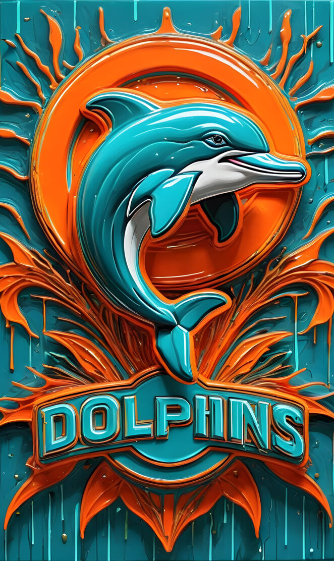 Miami Dolphins vintage logo