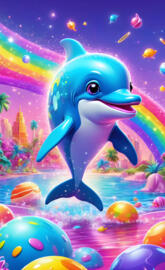 Lisa Frank the dolphin?