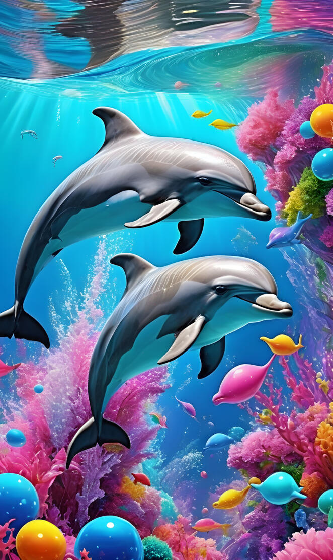 fish swimming in an aquarium