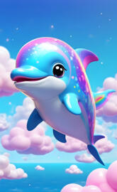 a blue fish in water