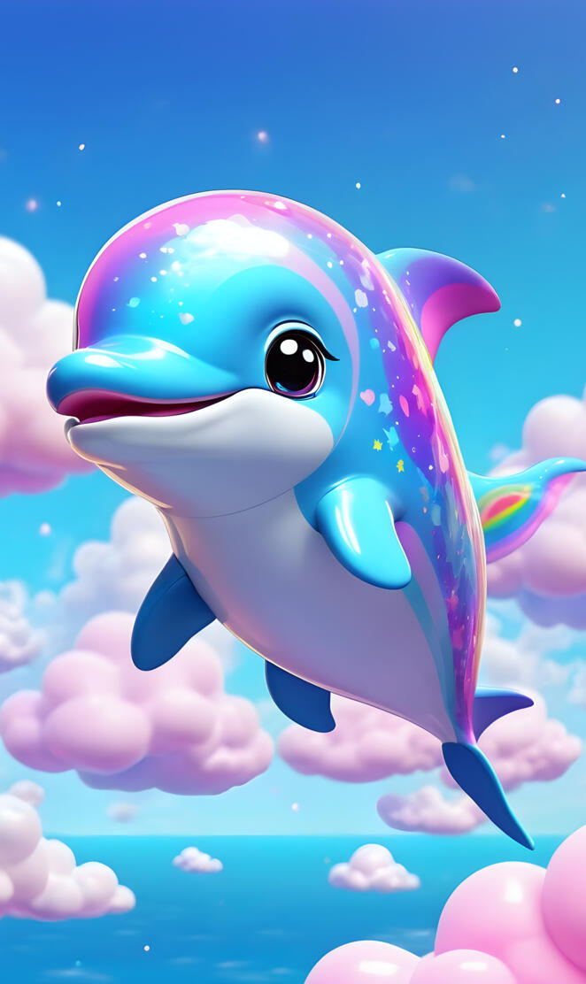 a blue fish in water