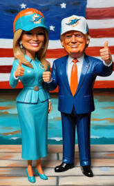 President Trump and the first lady