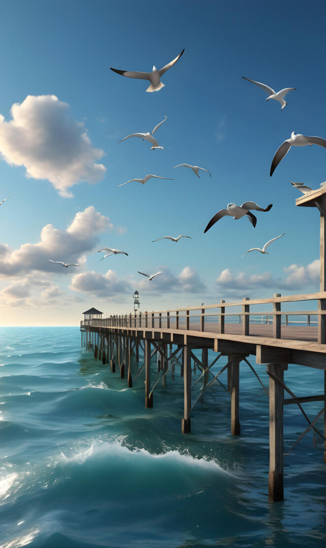 Seagull Feeding Frenzy