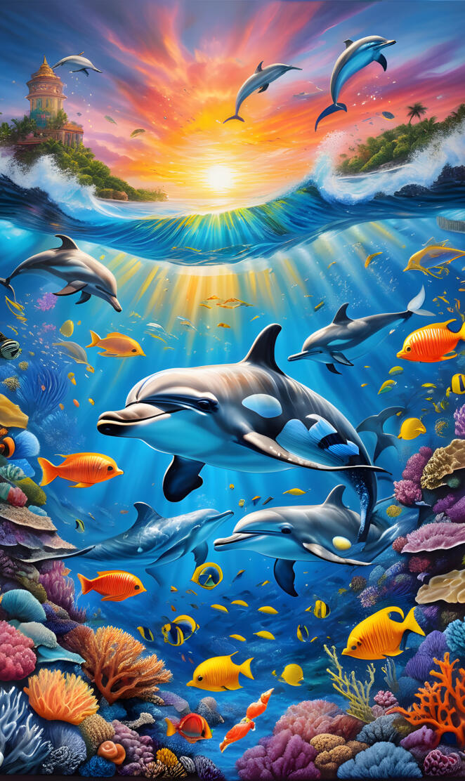 Lisa's Sunset Sunkissed Sea Life