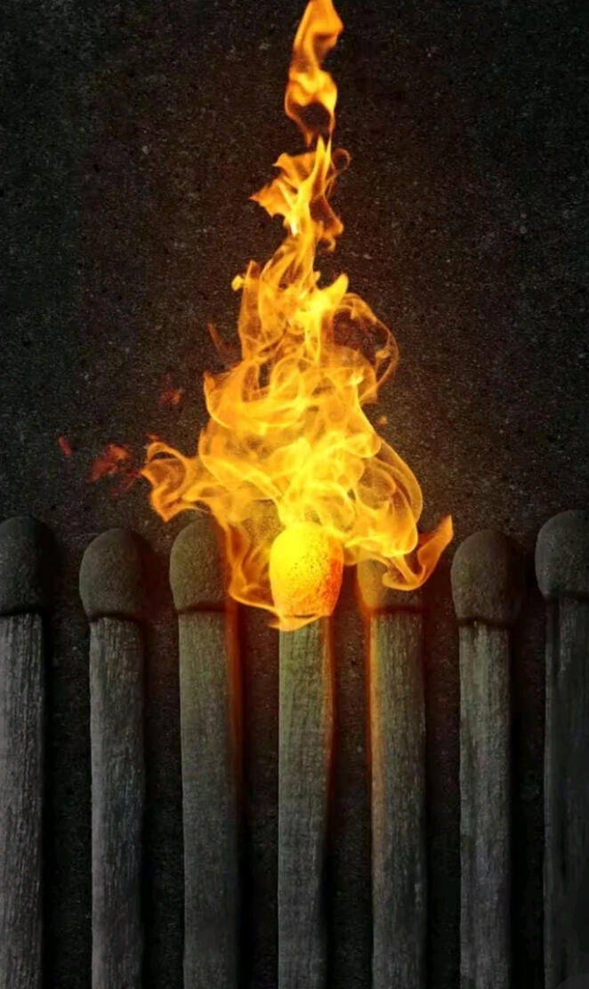 Match on fire homescreen