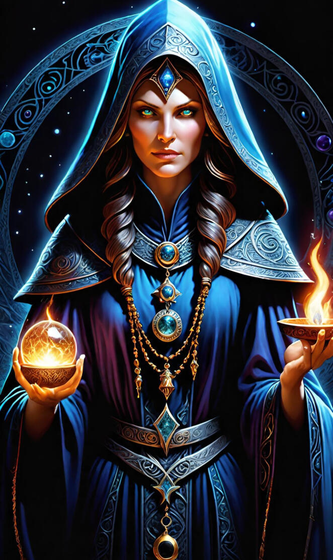 Fire sorceress
