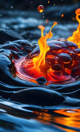 fire water...